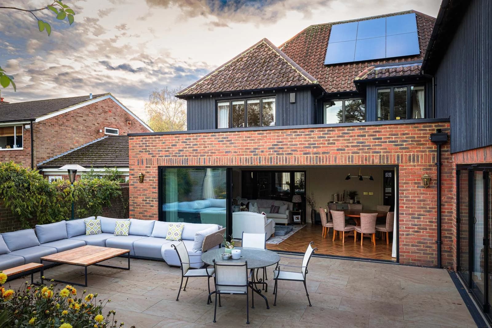 Modern home extension in Letchworth